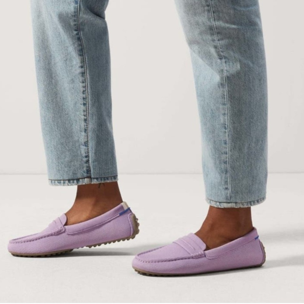Rothy's The Driver Soft Loafer Slip-On Orchid Purple
